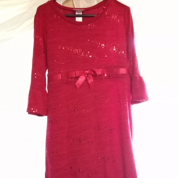 Sequined Sweater Dress - Picture 2 of 3